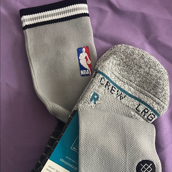 San Antonio Spurs Stance Fusion Athletic Socks - Black and Gray. NBA NWT - Picture 4 of 5